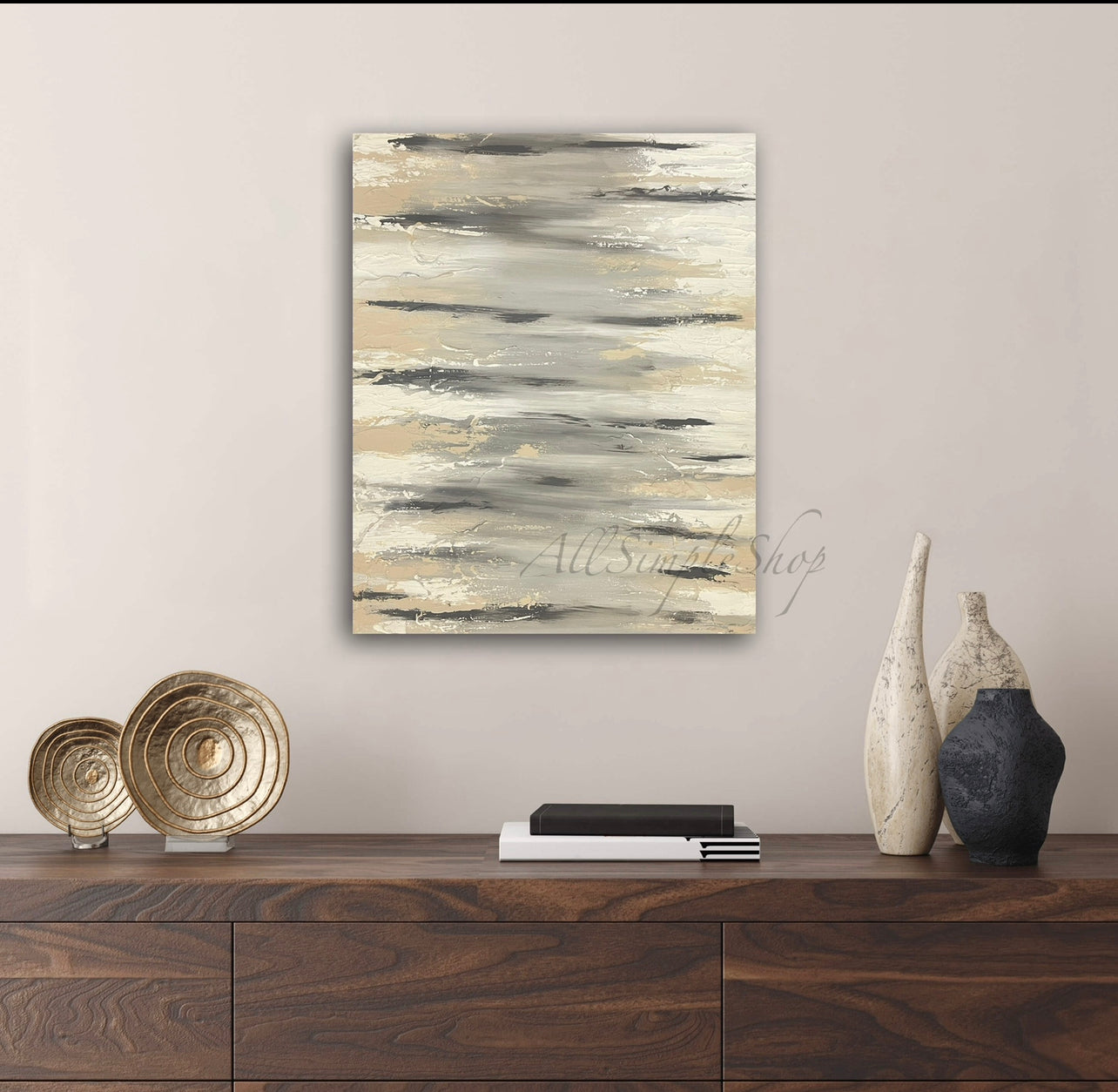 Abstract 3D Textured Wall Art