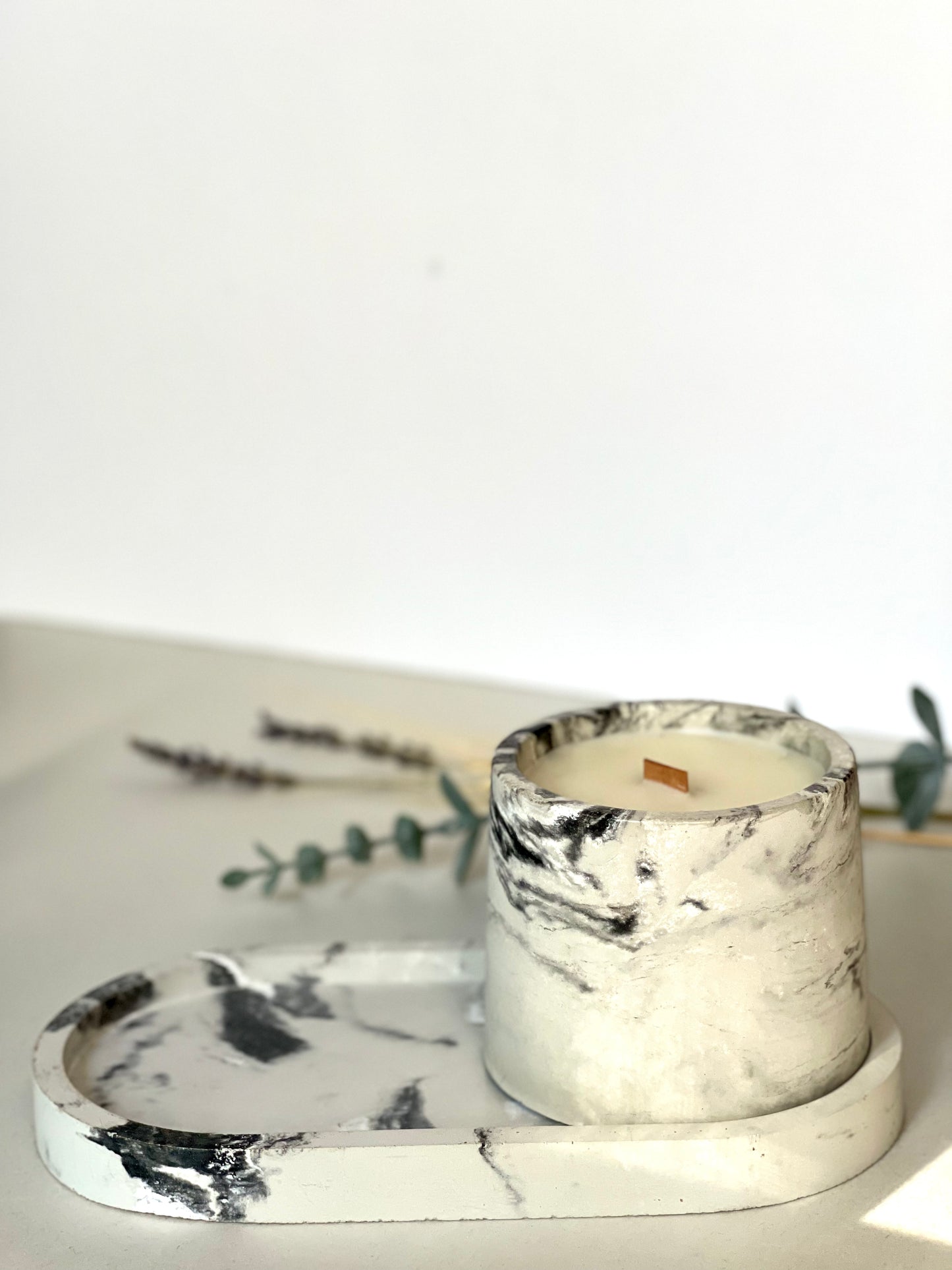 Marbella Concrete Candle